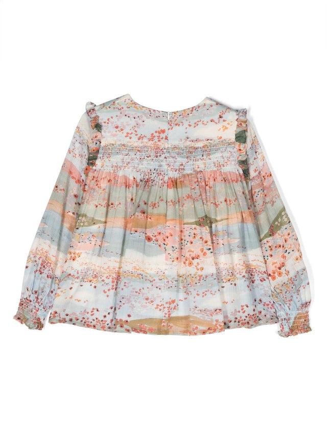 Ceremony graphic-print blouse