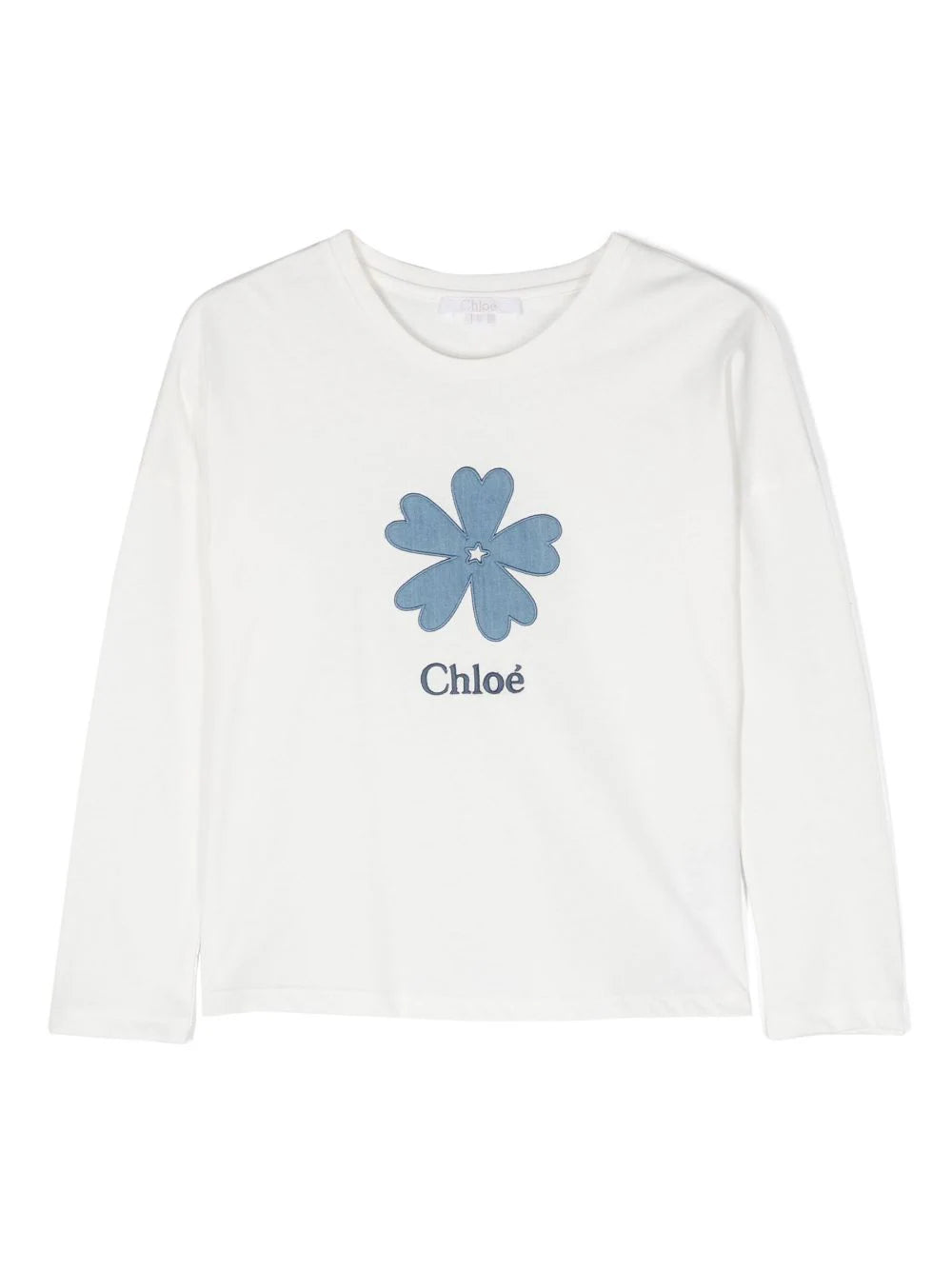 Logo-embroidered T-shirt