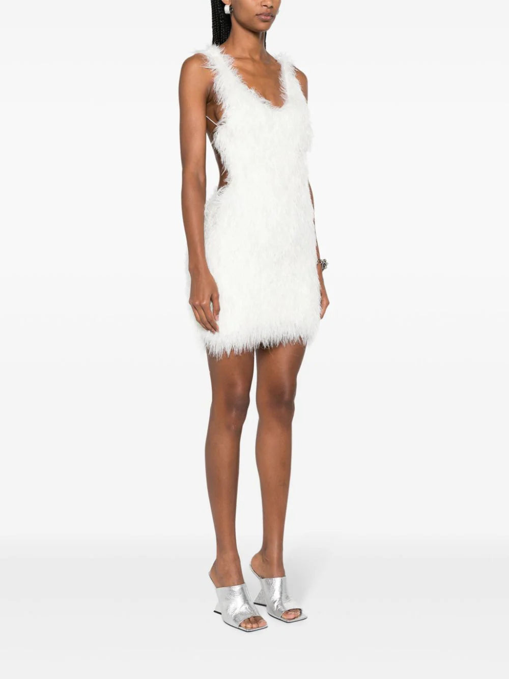 Fluffy Knit Dress