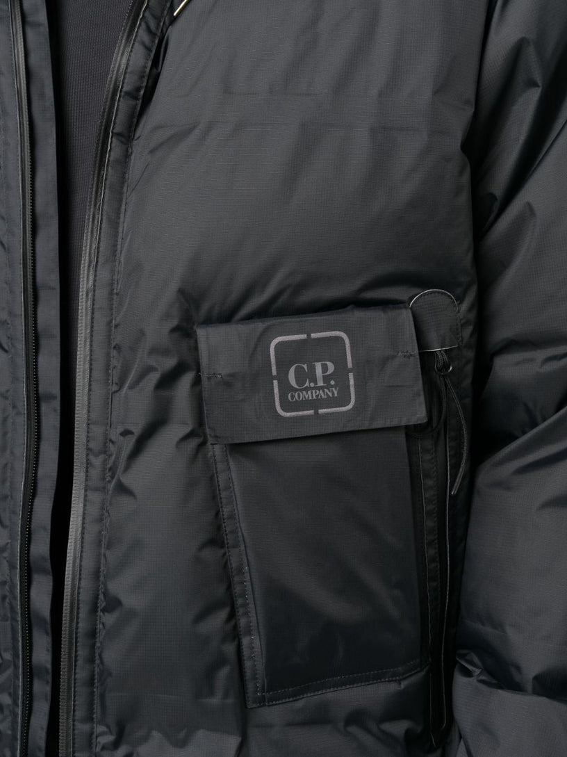 Metropolis Series Baffled Hooded Down Jacket