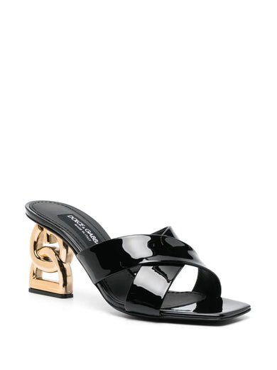 Mules with DG pop heel