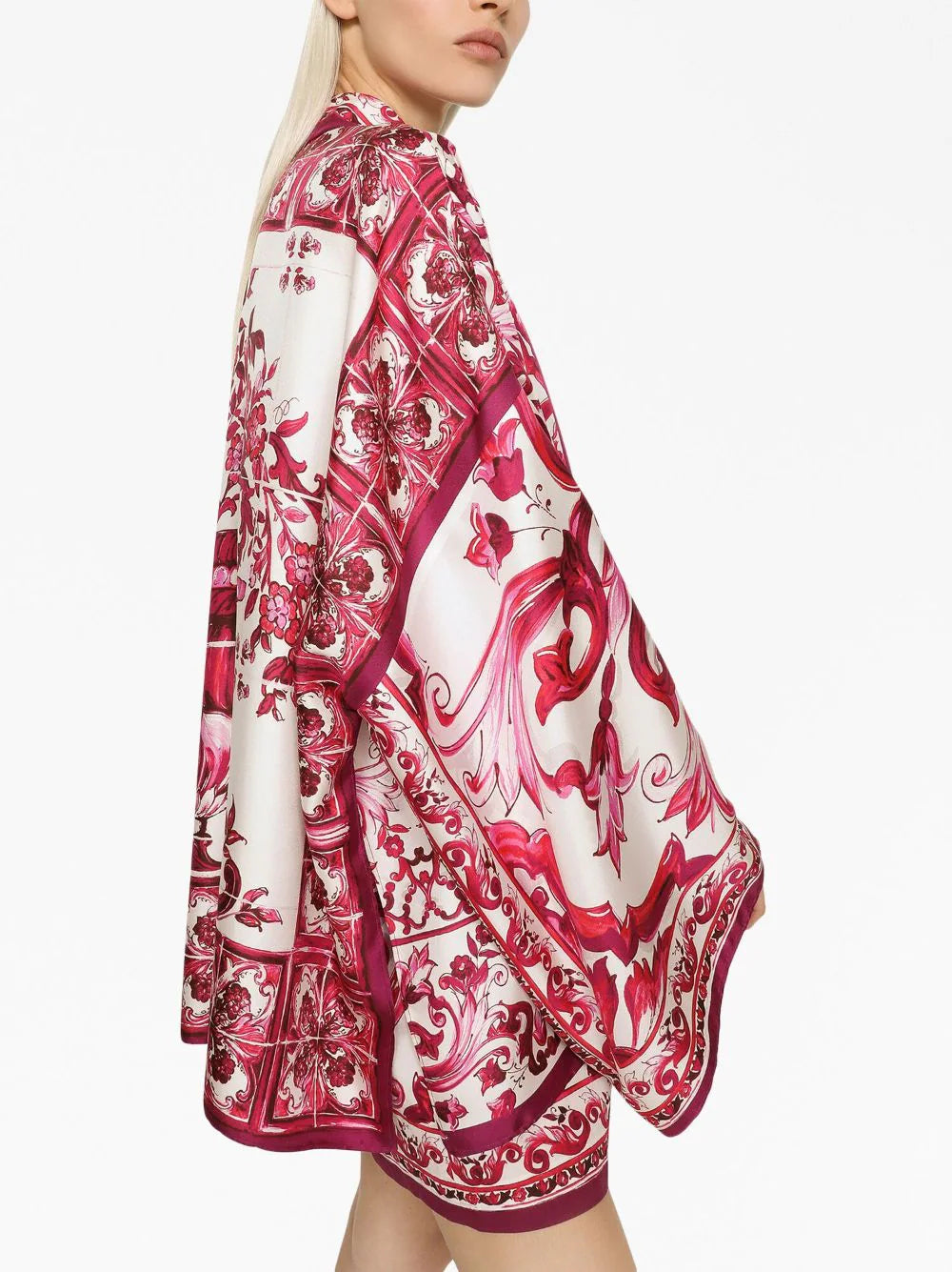 Majolica-print shirt