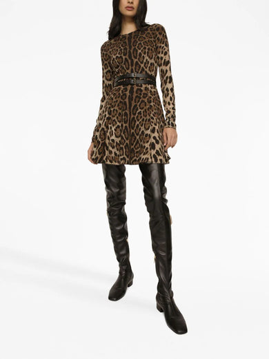 Leopard mini dress