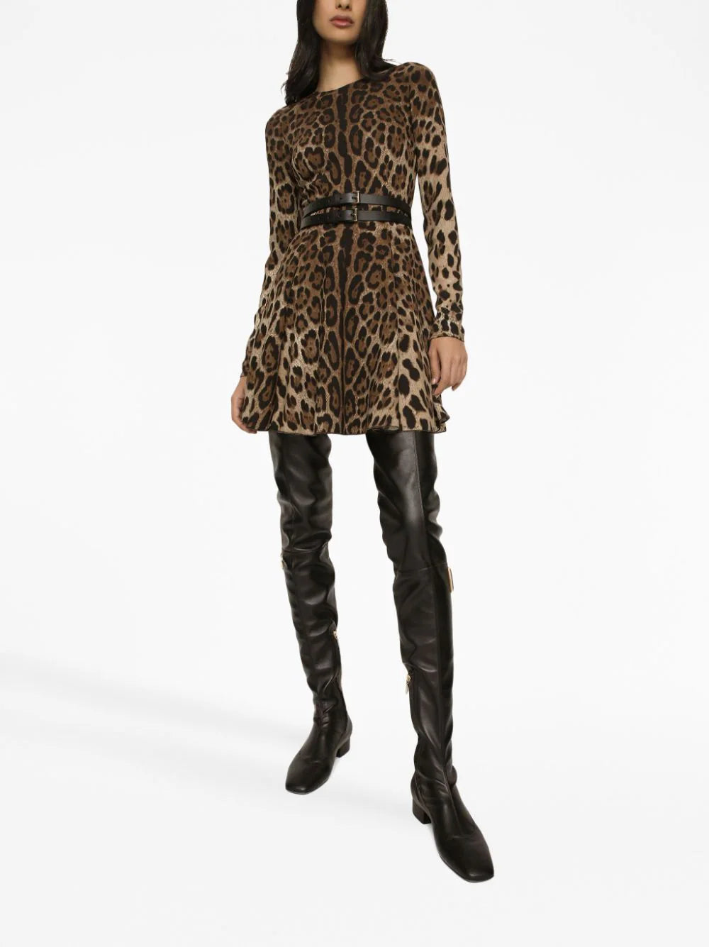 Leopard mini dress