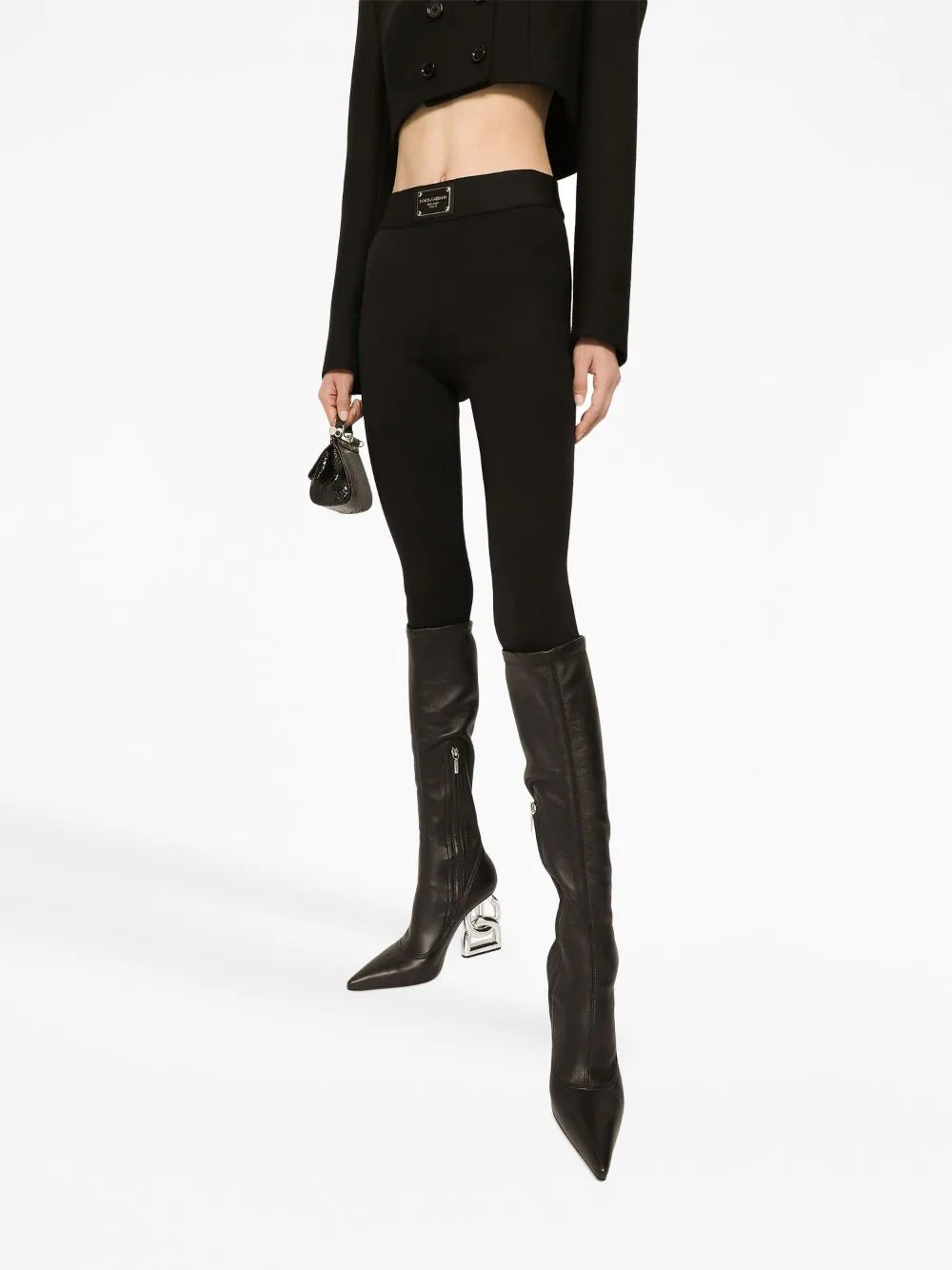 Logo-plaque Leggings