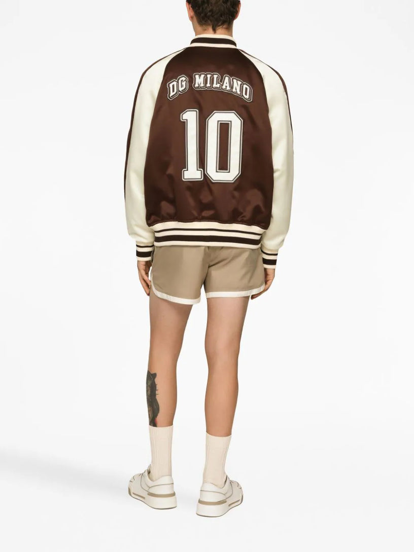 Jacket with DG appliqué