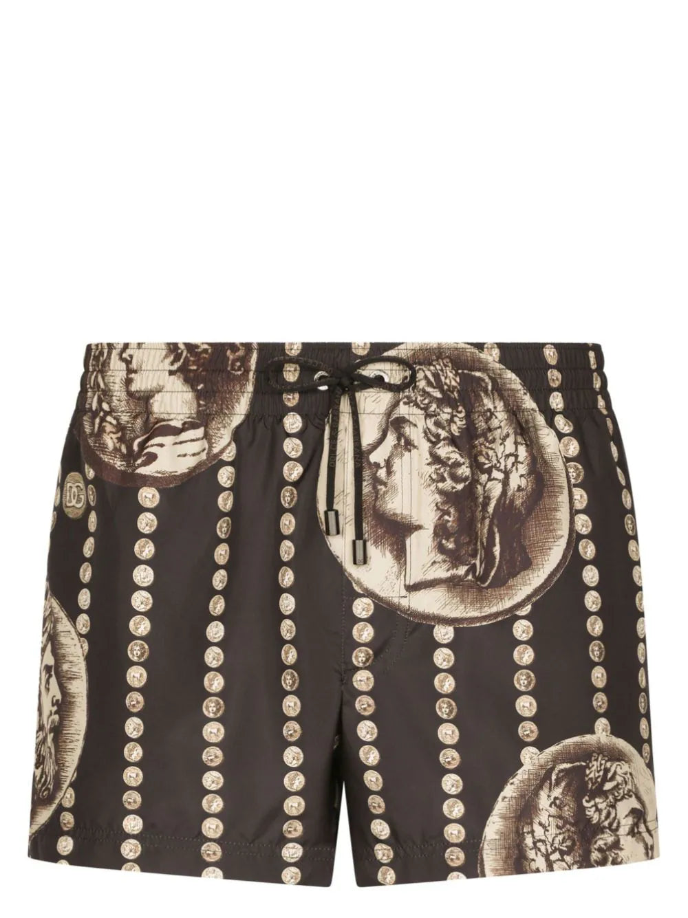 Logo coin swim shorts