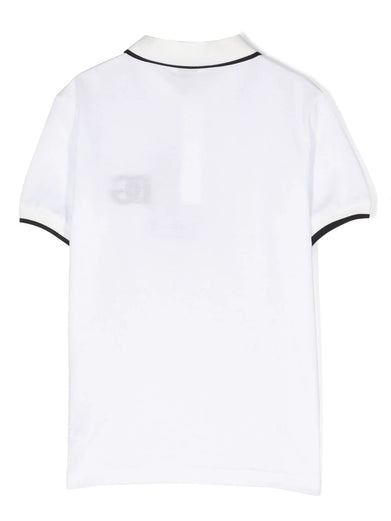 Piqué polo-shirt with DG logo embroidery