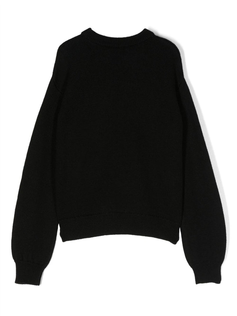 Pullover with inlaid DG logo