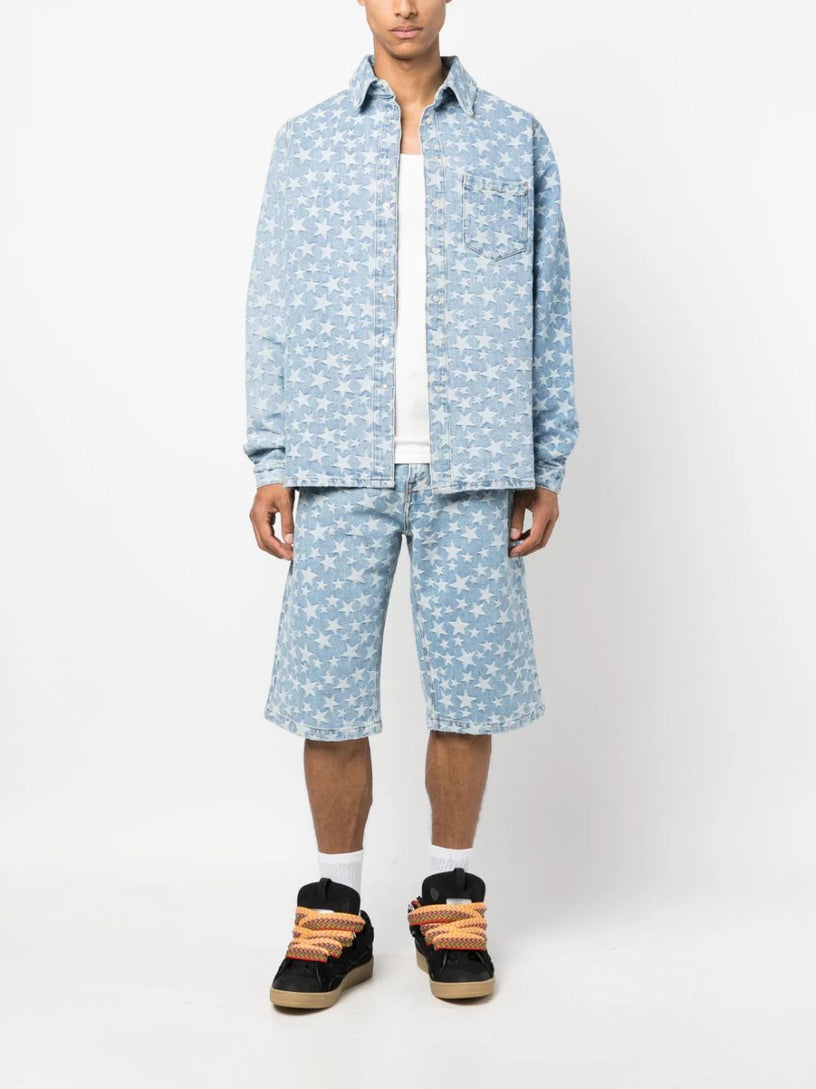 Star Denim Shirt ERL Blu | Grifo210