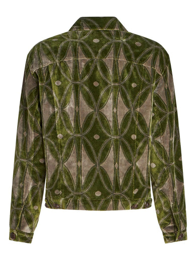 Jacquard velvet jacket