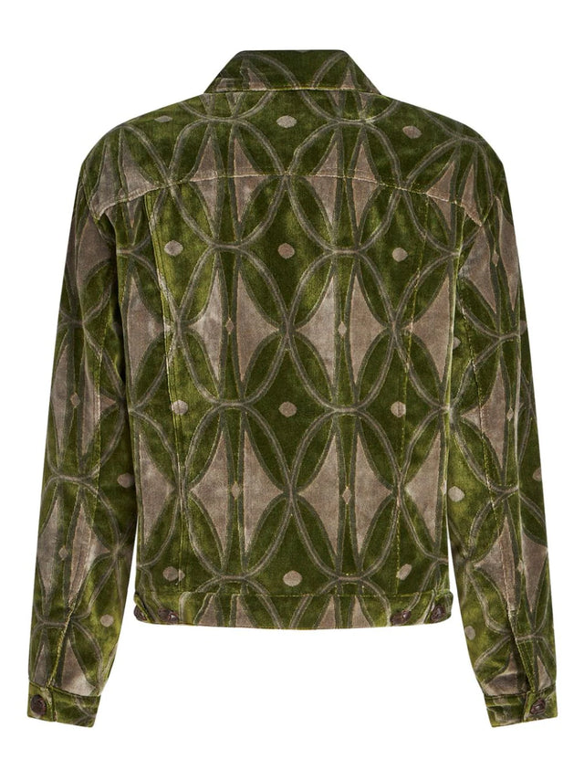 Jacquard velvet jacket