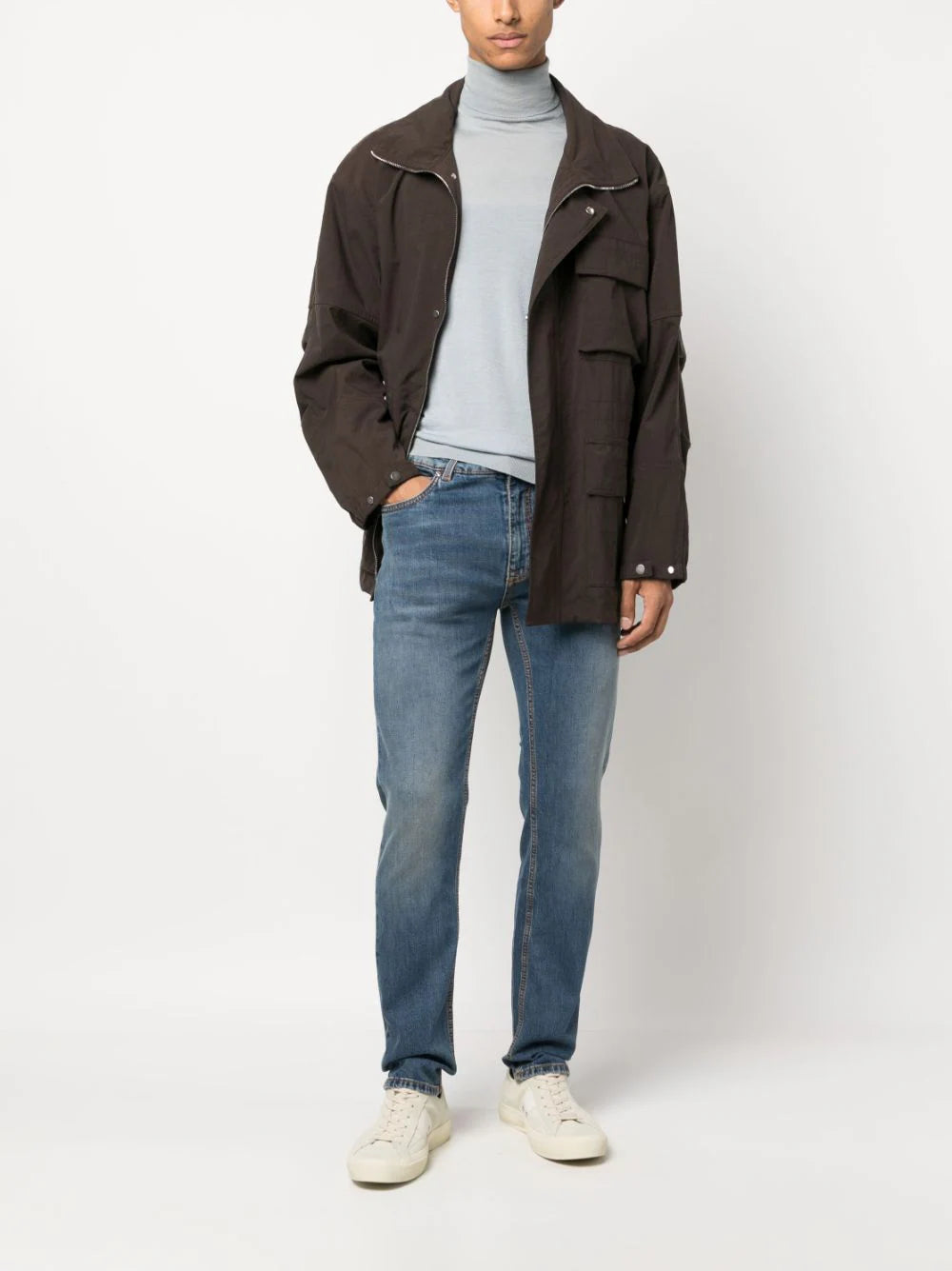 Jeans with Pegaso logo