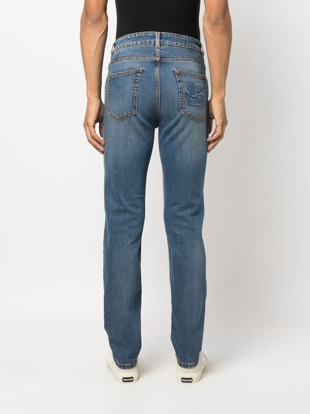 Jeans with Pegaso logo