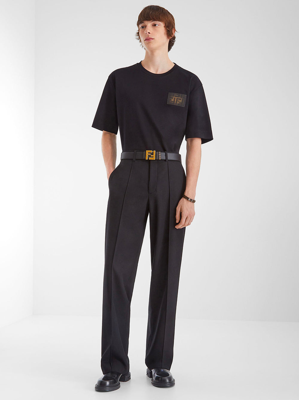 FF T-shirt FENDI Nero | Grifo210