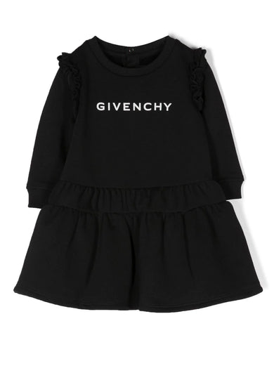 Logo print dress