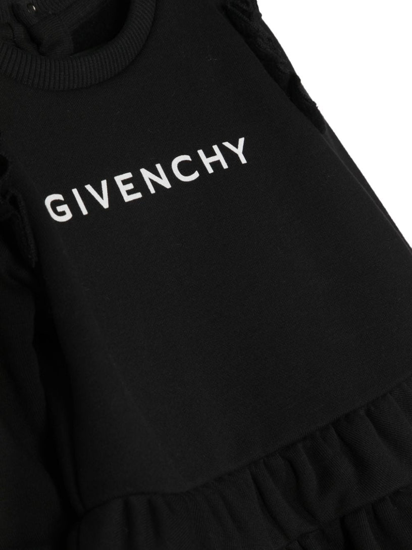 Logo print dress