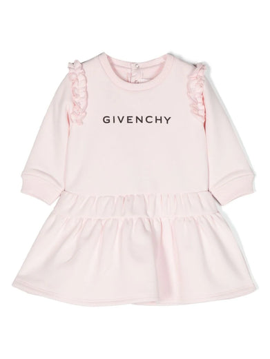 Logo print dress