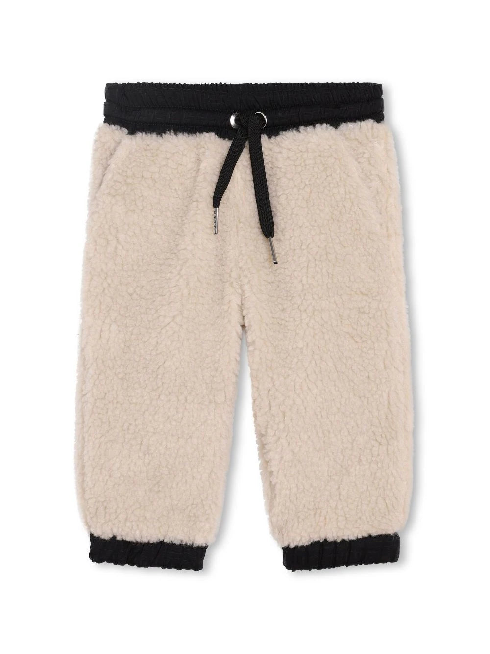 Logo-embroidered fleece track pants