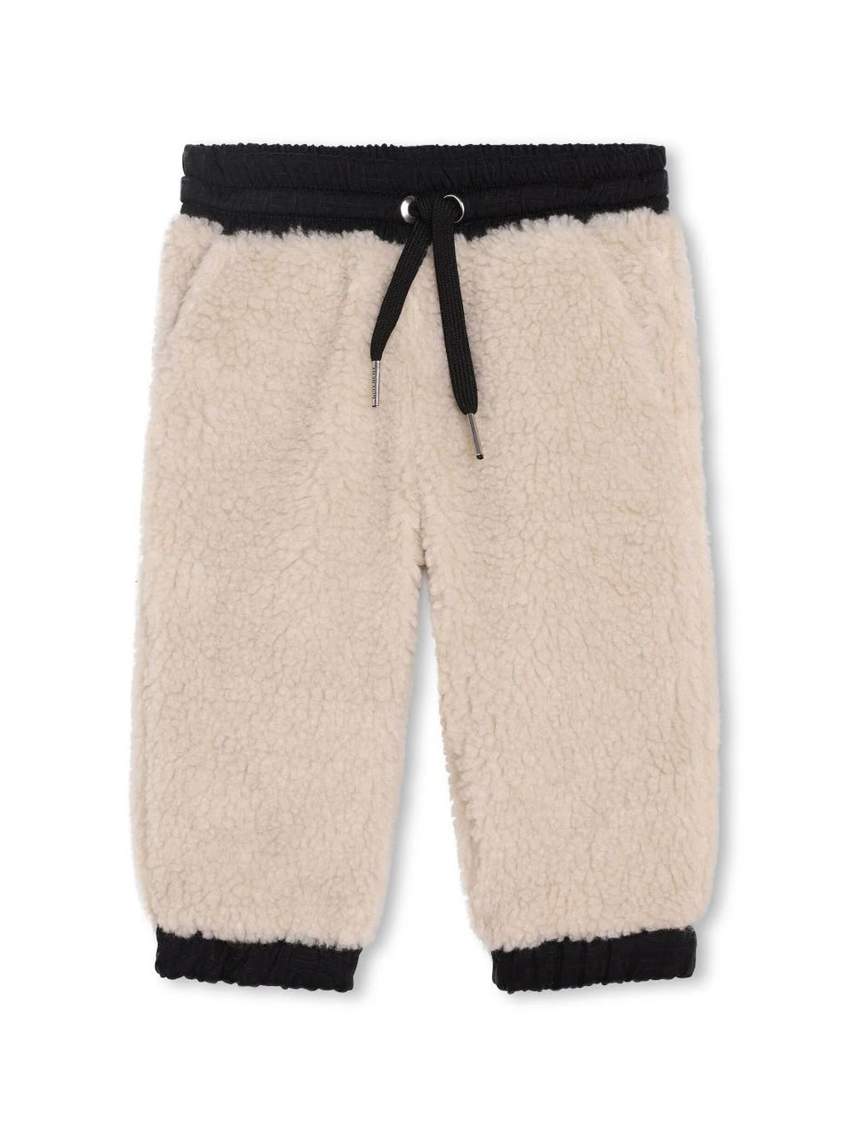 Logo-embroidered fleece track pants