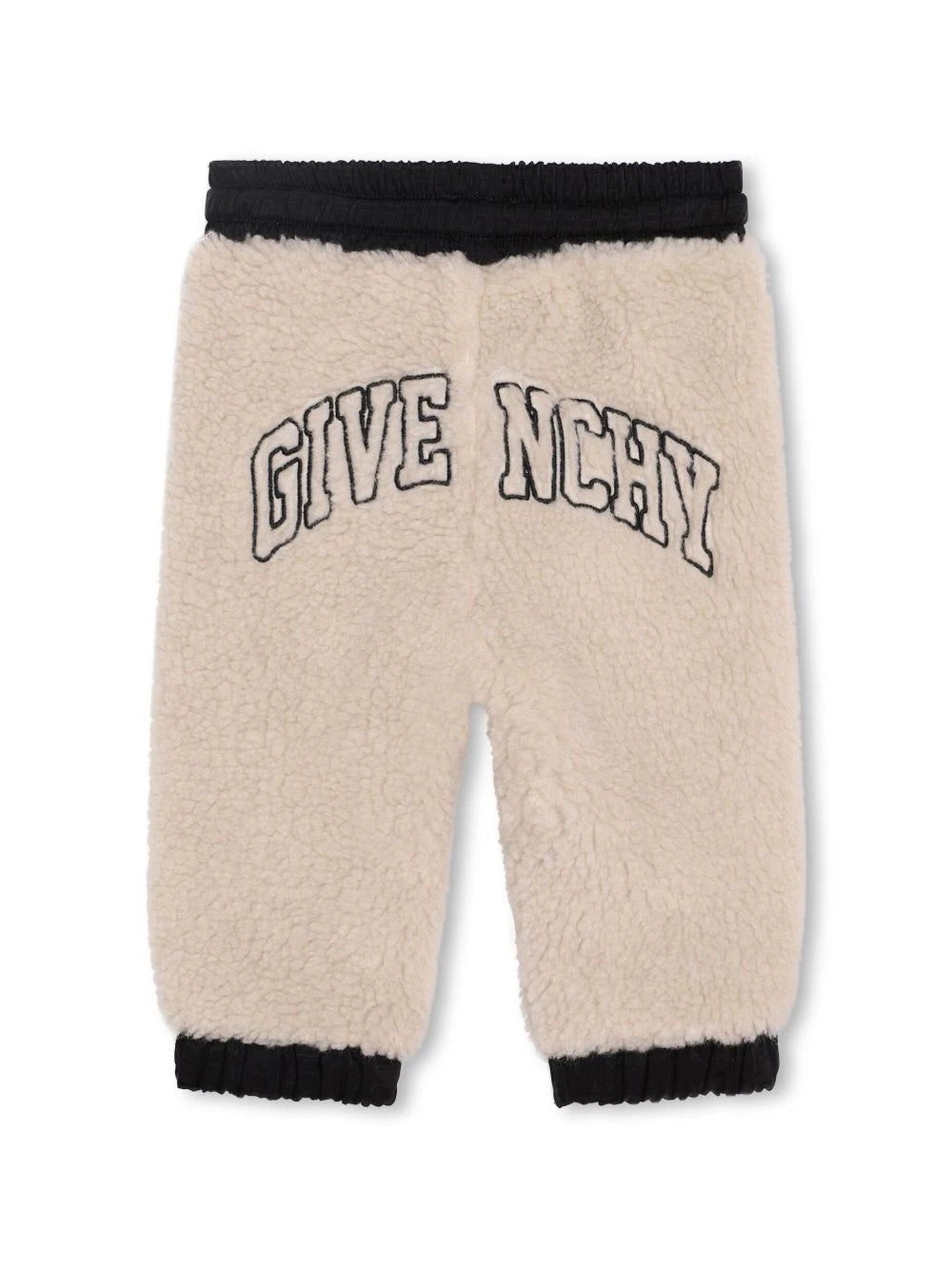 Logo-embroidered fleece track pants