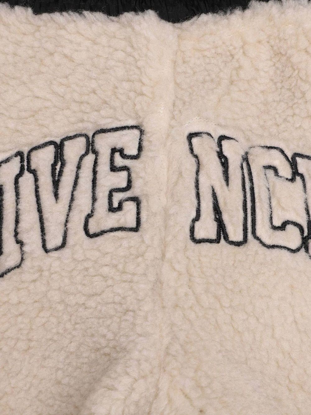 Logo-embroidered fleece track pants
