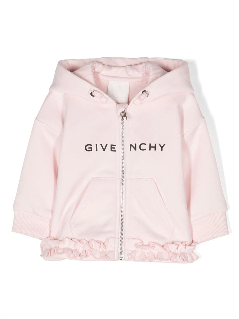 Logo-print hooded jacket