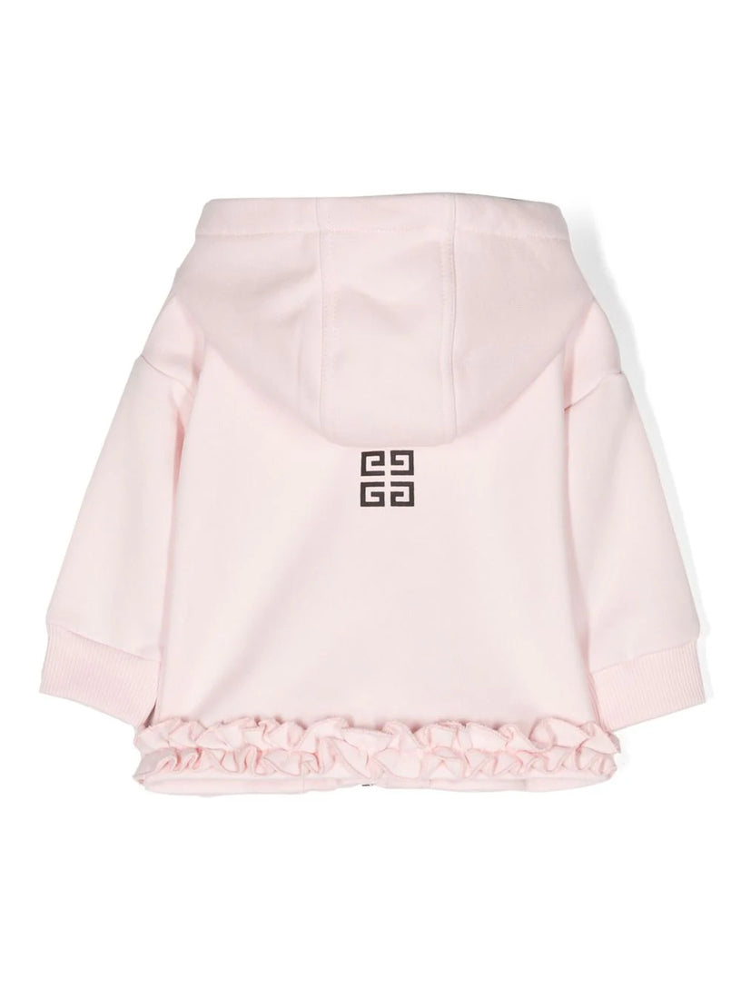 Logo-print hooded jacket