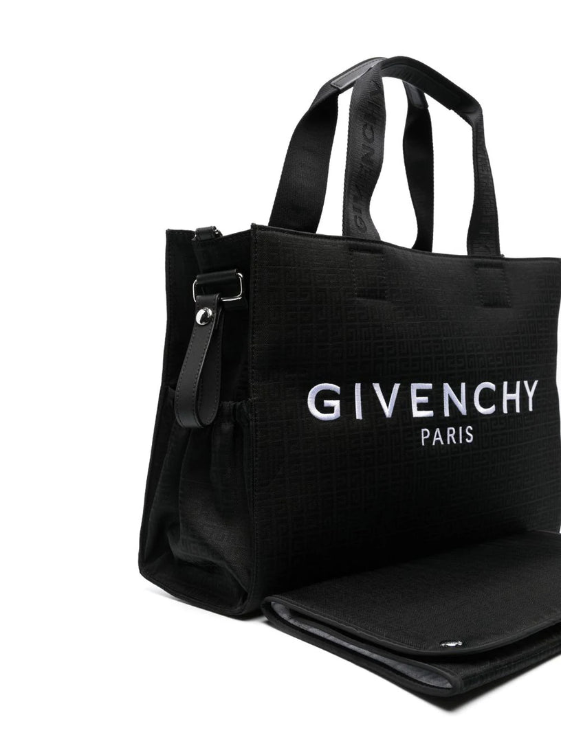 Logo-embroidered 4G-jacquard changing bag
