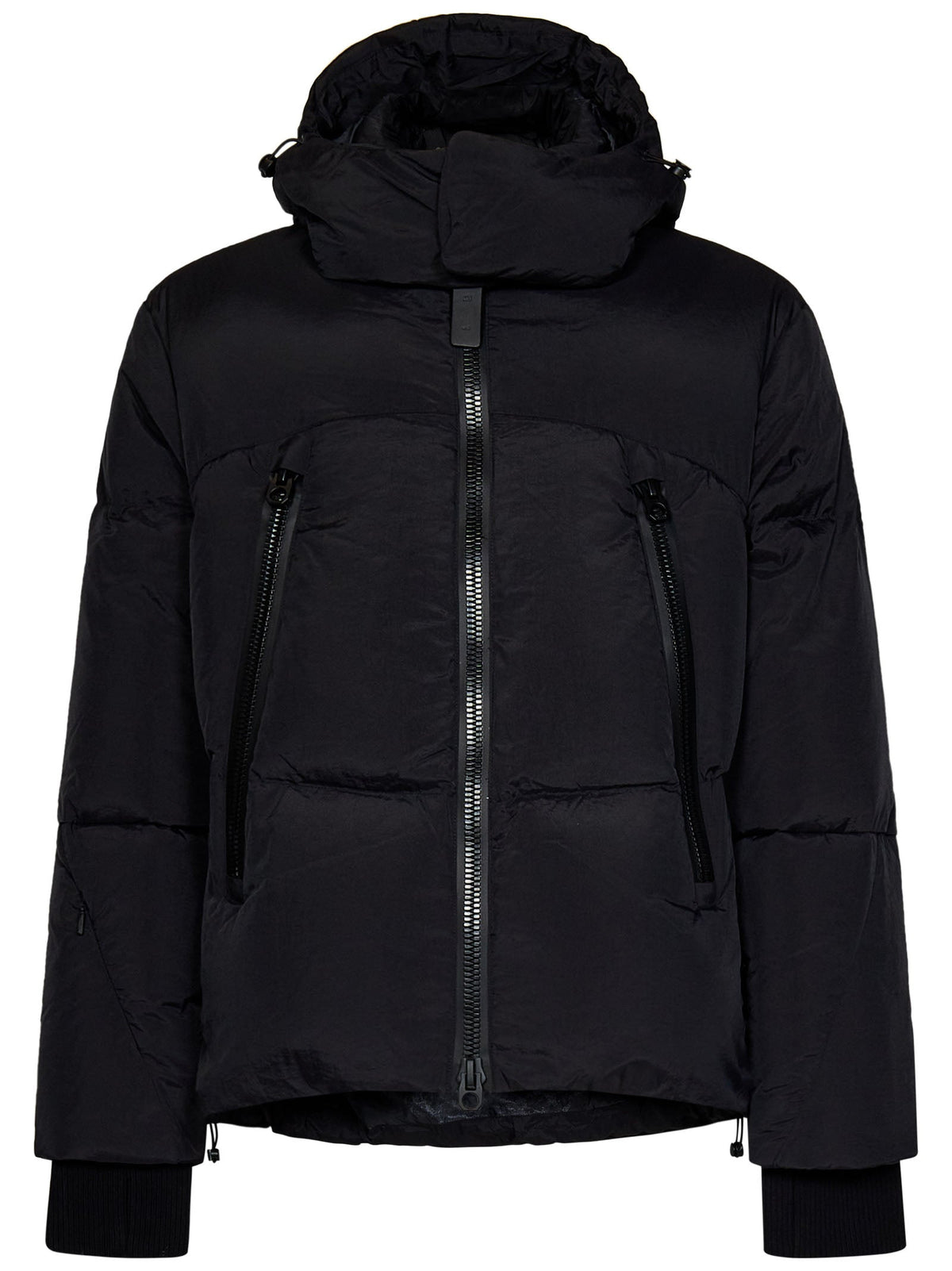 Down jacket with hood