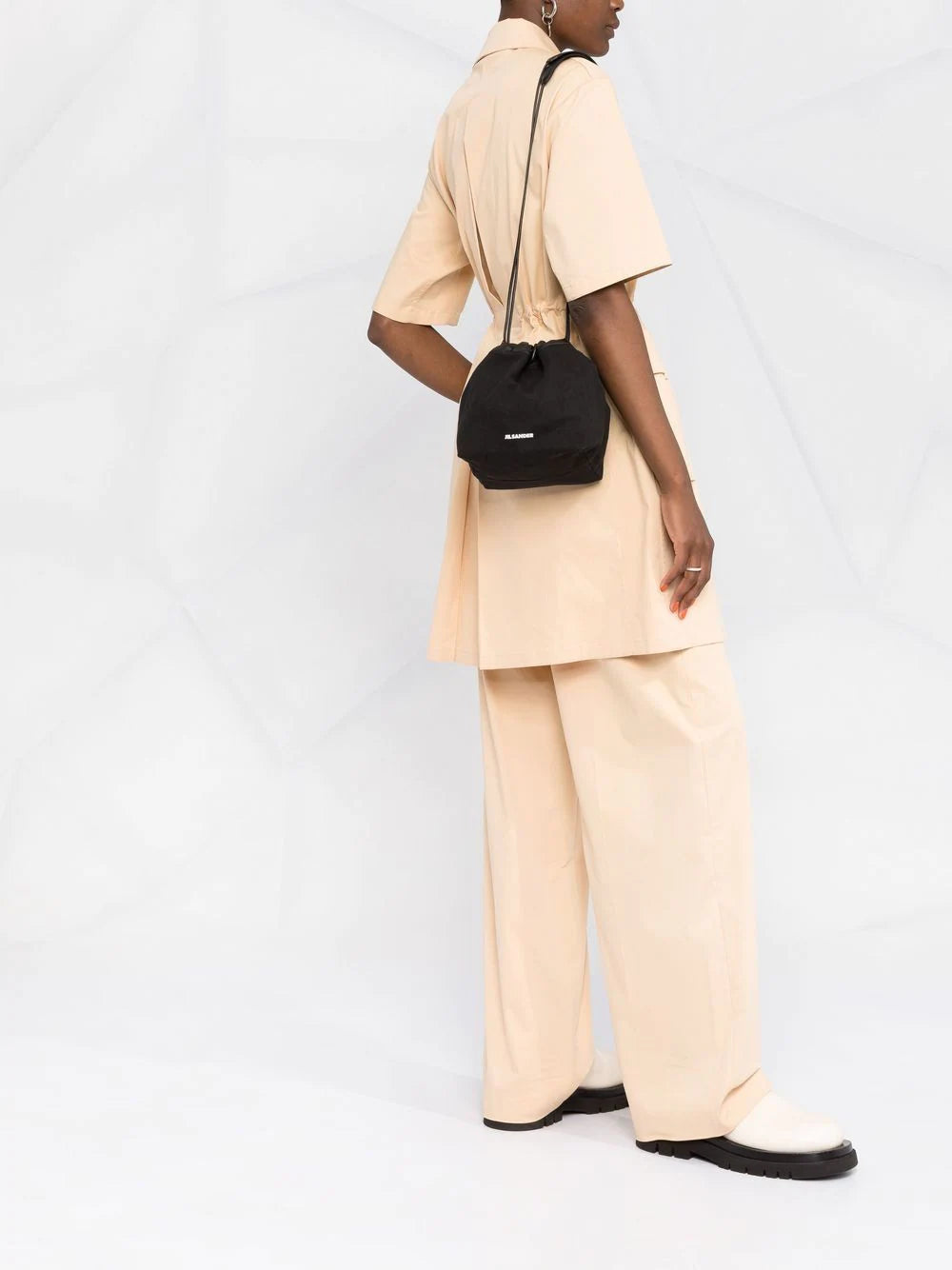 Shoulder bag with Jil Sander logo JIL SANDER Nero | Grifo210