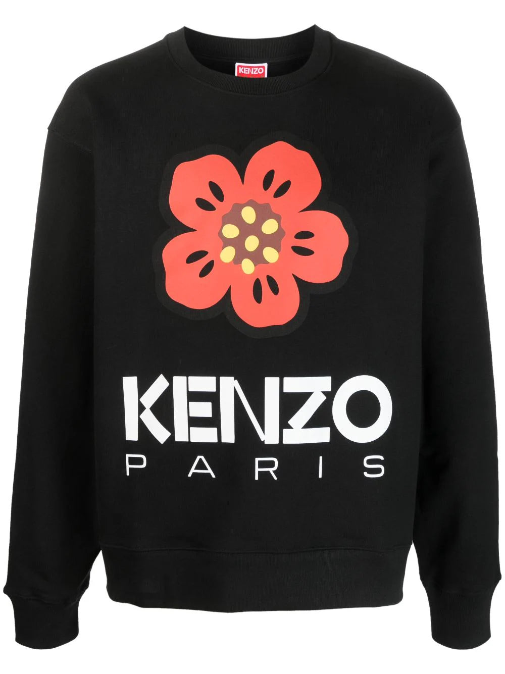 新品 未使用 KENZO ケンゾー BOKE FLOWER ロゴニット L 黒 KENZO 'boke flower' sweatshirt Italy | Abbigliamento
