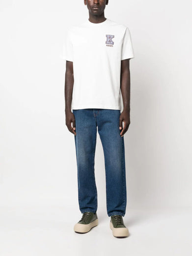 Logo-patch cotton T-shirt