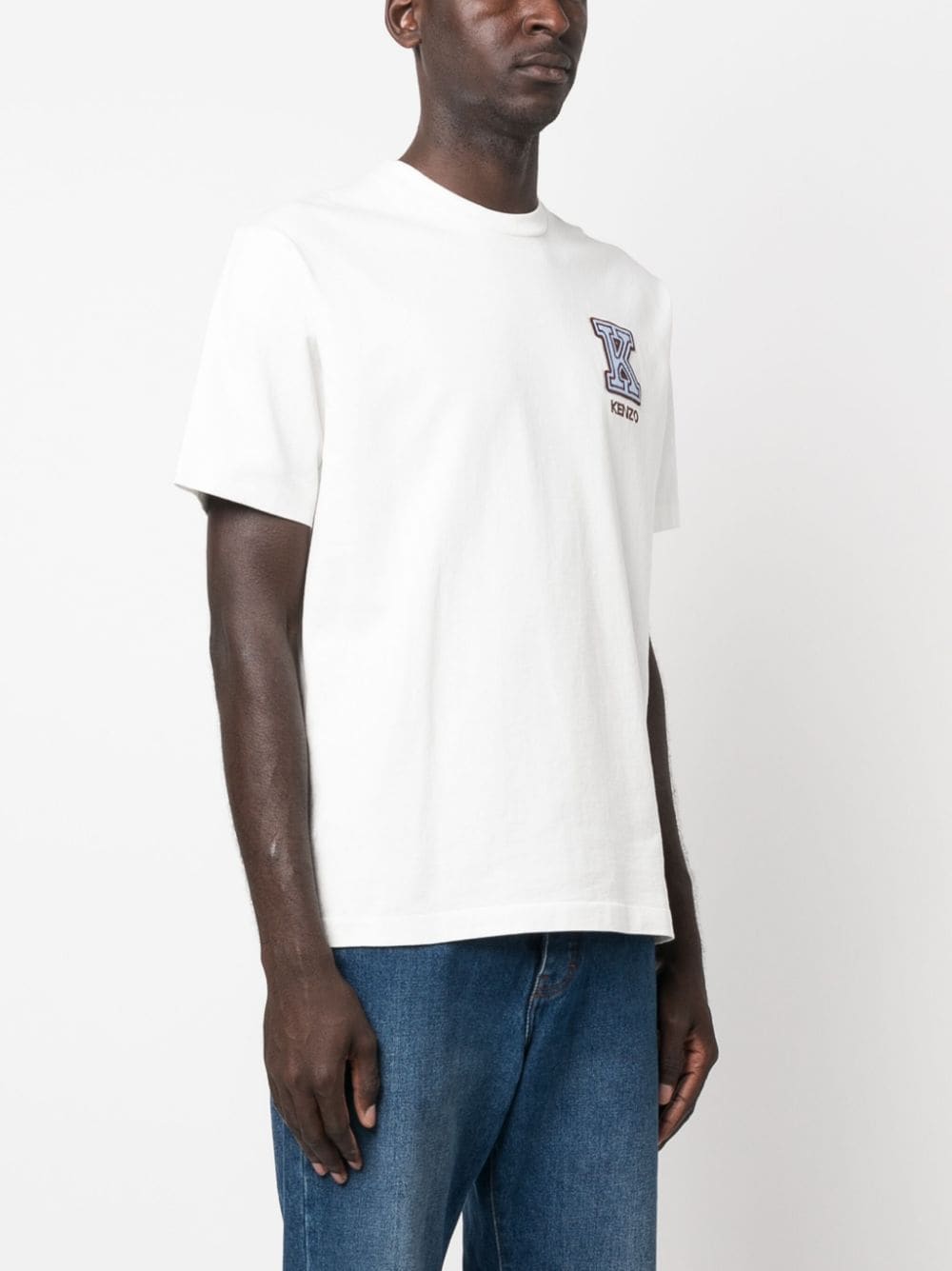 Logo-patch cotton T-shirt