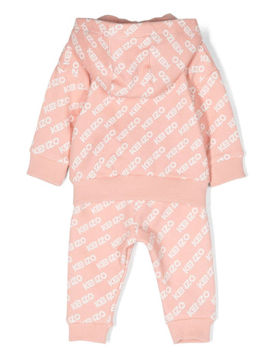 Logo-print tracksuit set
