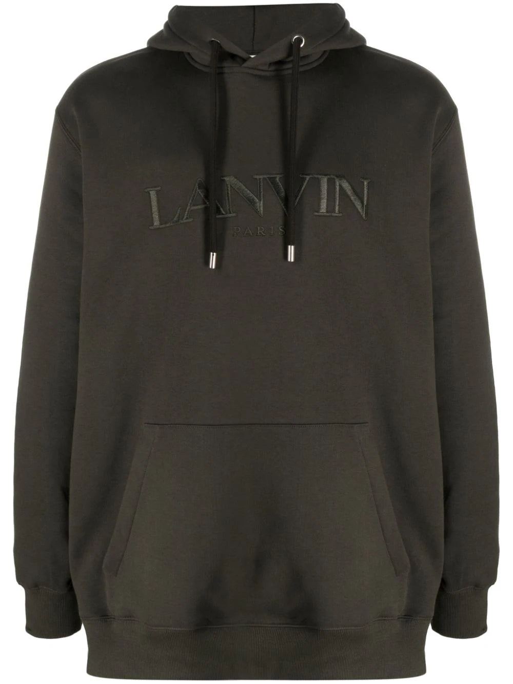 Oversized hoodie with embroidered logo