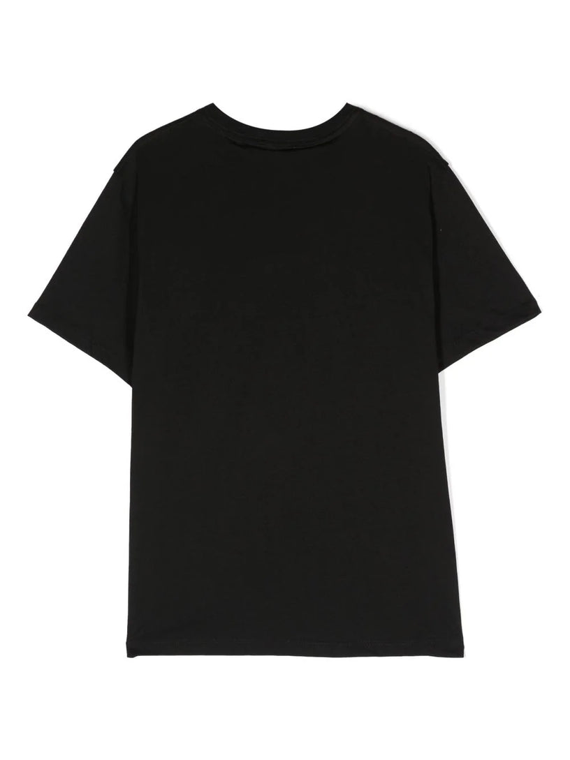 Logo-embroidered pocket T-shirt