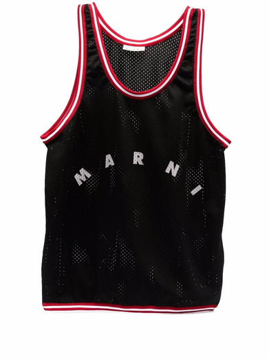 Logo basketball tote bag