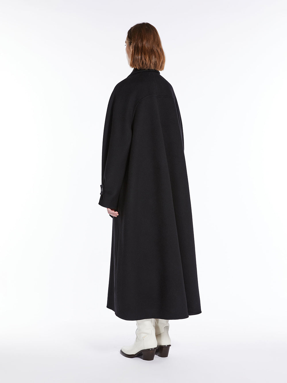 FLARED COAT IN CASHMERE