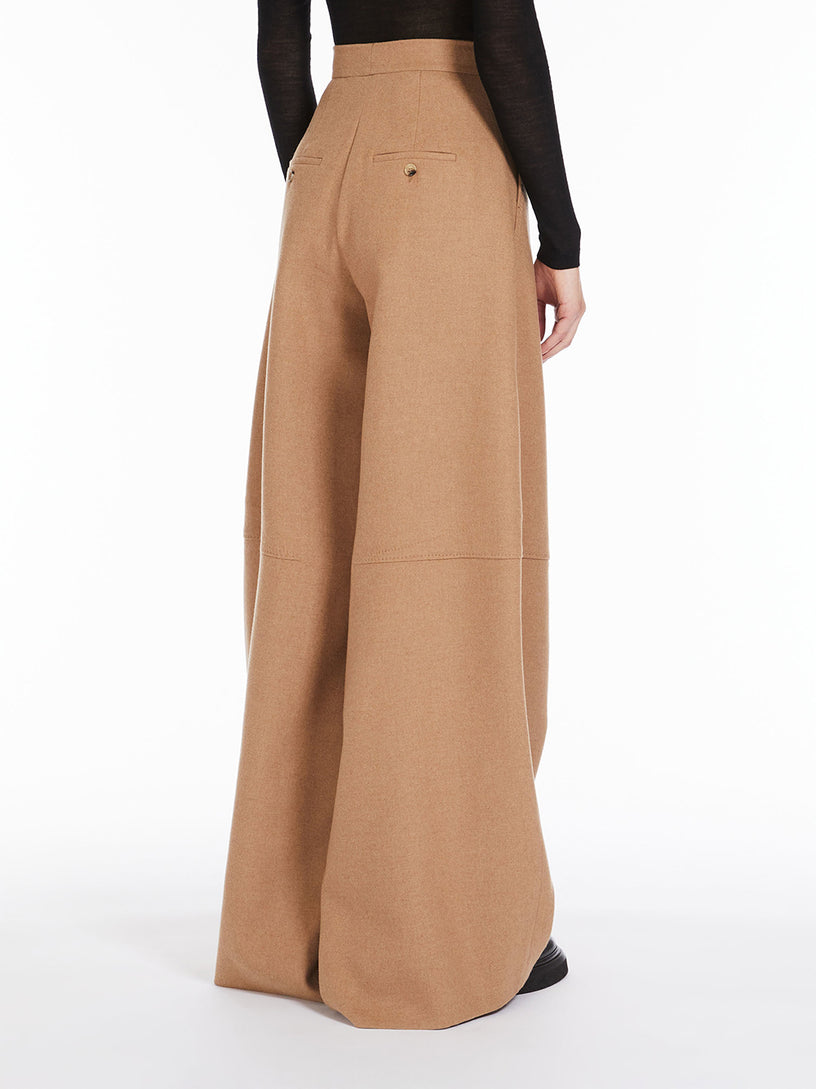 WIDE CAMEL PANTS