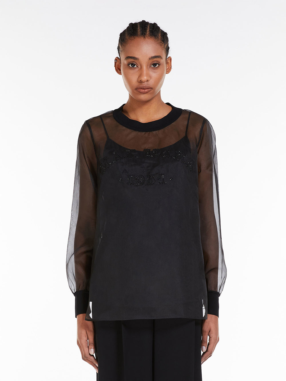 SILK ORGANZA BLUSE