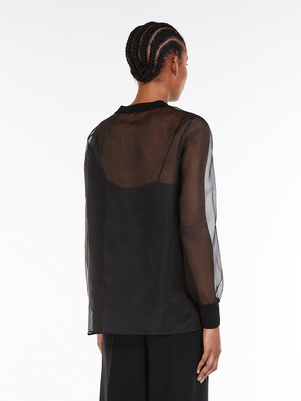 SILK ORGANZA BLUSE