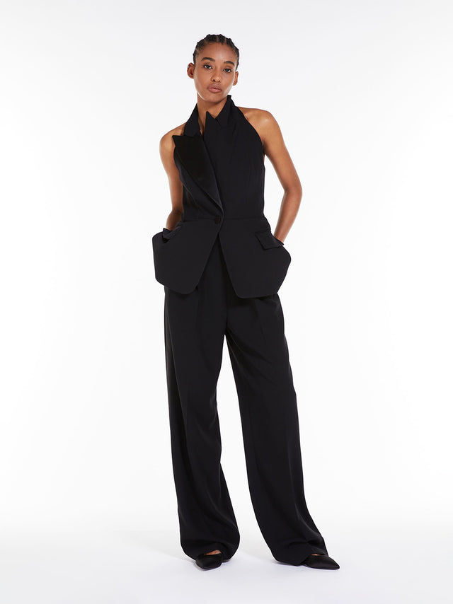 WOOL TUXEDO WAISTCOAT