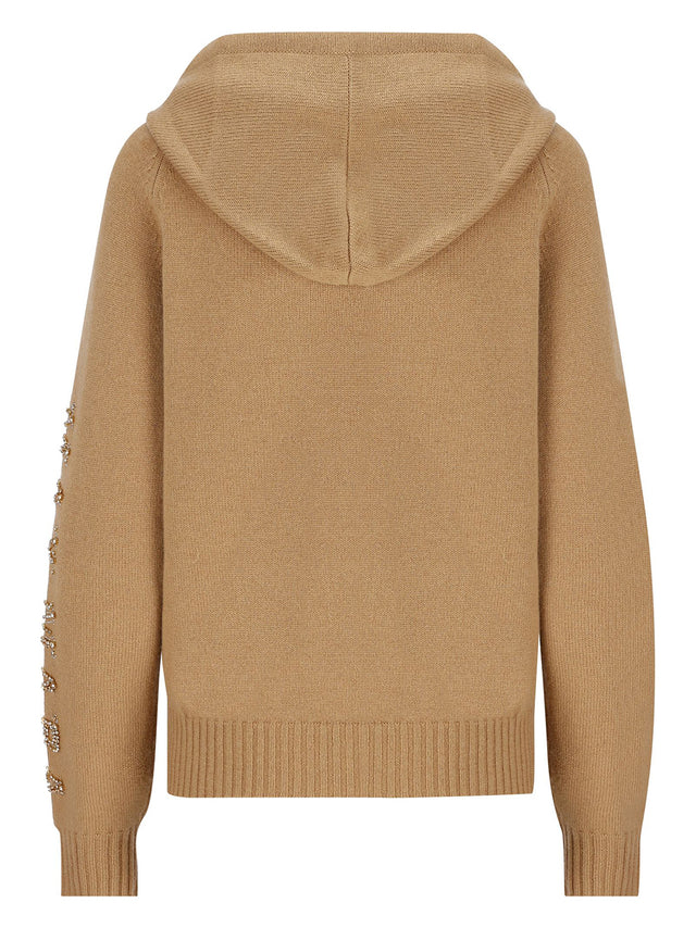Ananas knit hoodie