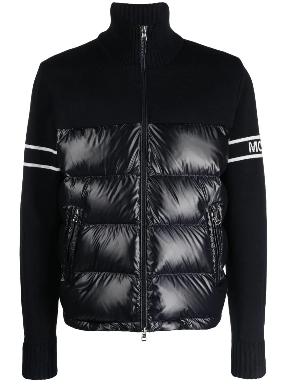PADDED CARDIGAN TRICOT MONCLER Nero | Grifo210