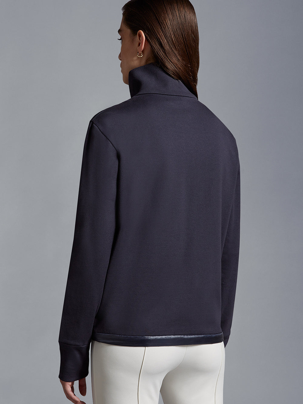 Padded Zip-Up Sweatshirt