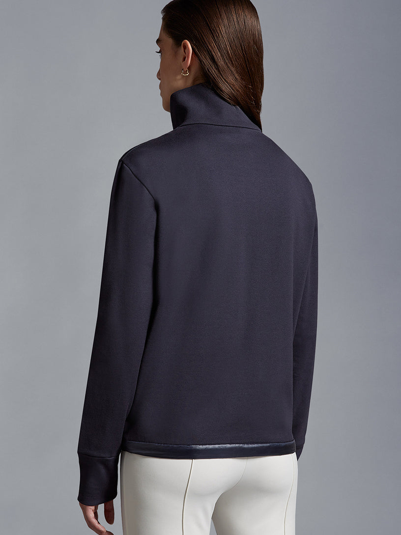 Padded Zip-Up Sweatshirt