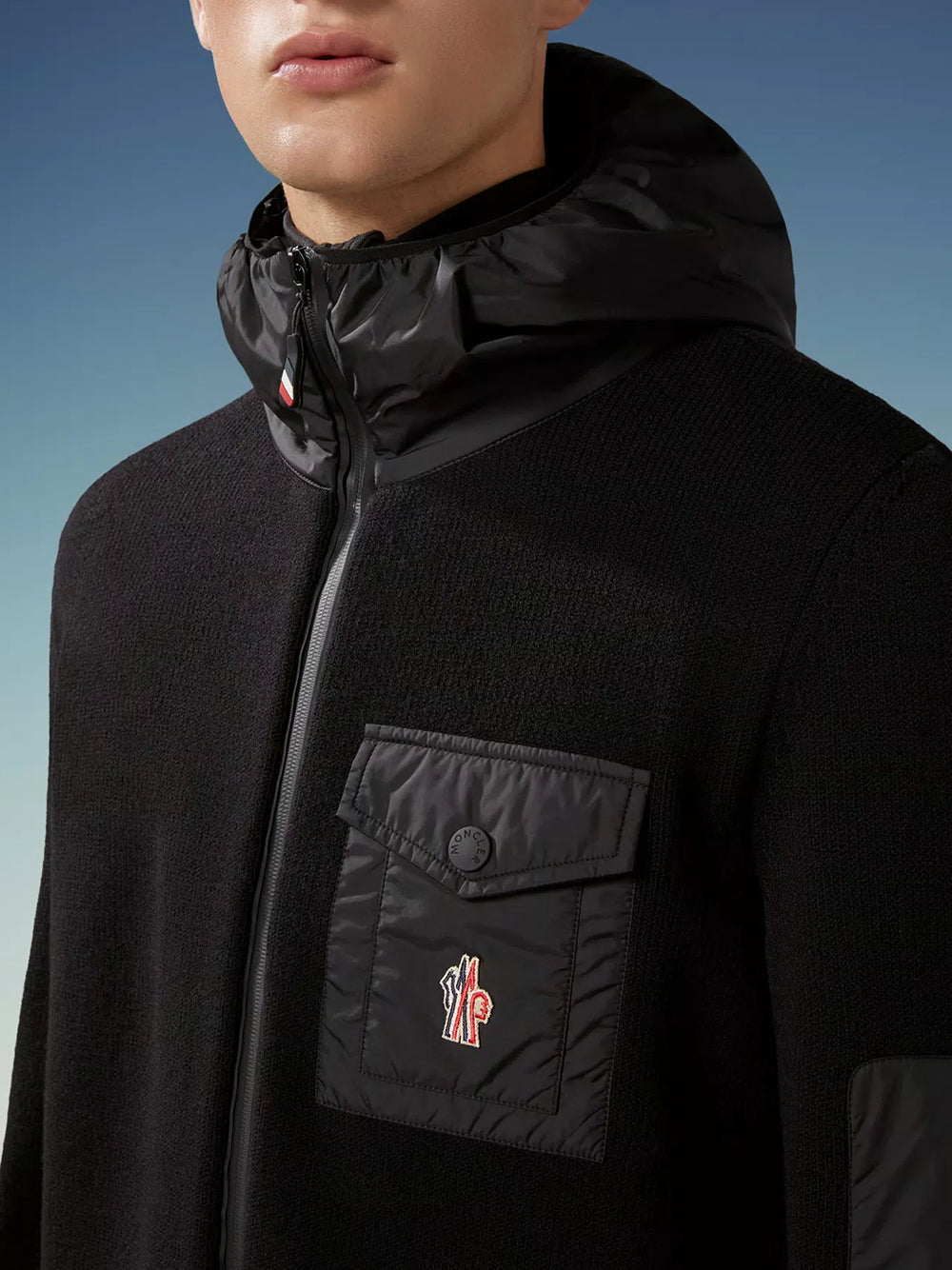 Hooded Wool Cardigan