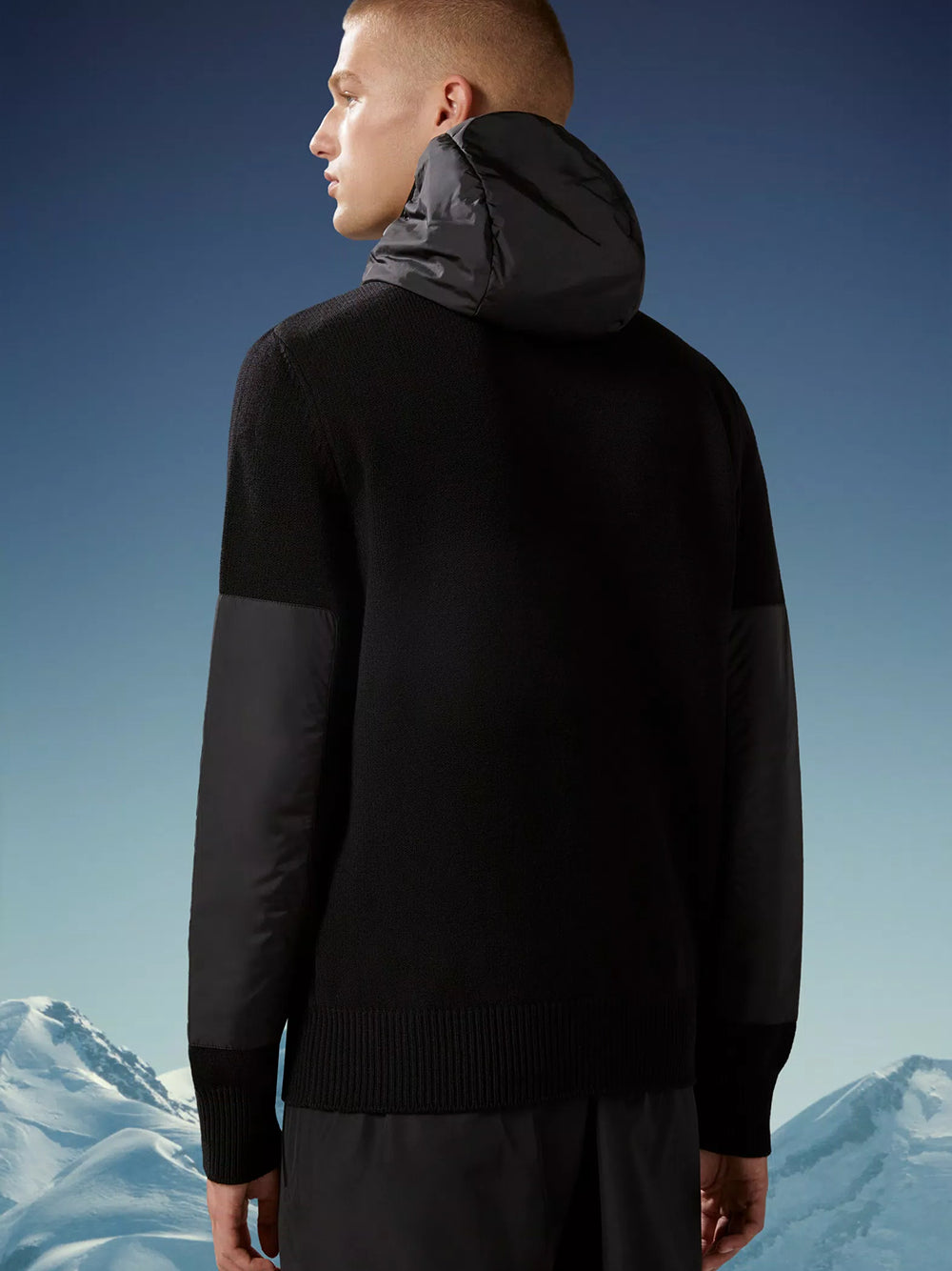 Hooded Wool Cardigan
