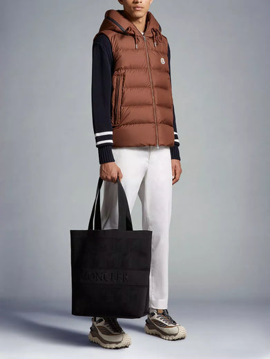 Monogram Knit Tote Bag